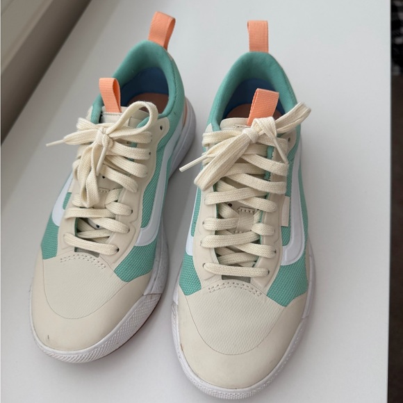 Vans Shoes - Vans Ultrarange EXO Sneakers Mint Green Peach Women’s 6.5